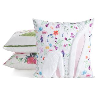 Poszewka dekoracyjna WIOSNA 45x45 Eurofirany biały