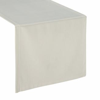 Obrus dekoracyjny VELVET 40x140 Eurofirany biały