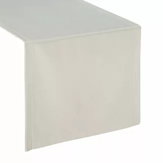 Obrus dekoracyjny VELVET 40x140 Eurofirany biały