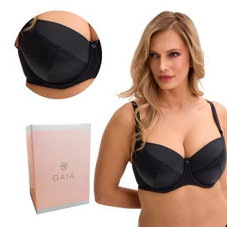 Biustonosz Full Cup Kate 281 usztywniany czarny