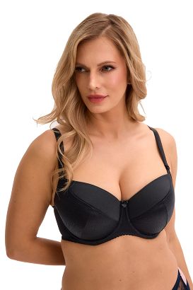 Biustonosz Full Cup Kate 281 usztywniany czarny