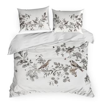 Pościel satynowa DORIS 220x200 Eva Minge Eurofirany biały