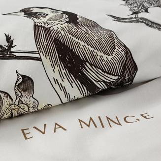 Pościel satynowa DORIS 220x200 Eva Minge Eurofirany biały