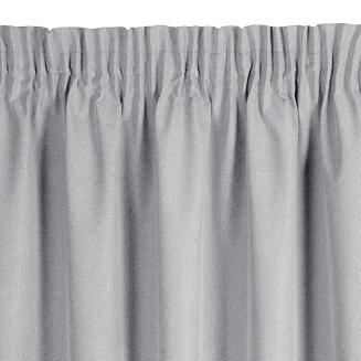 Zasłona gotowa na taśmie SUZAN 135x270 Eurofirany stalowy