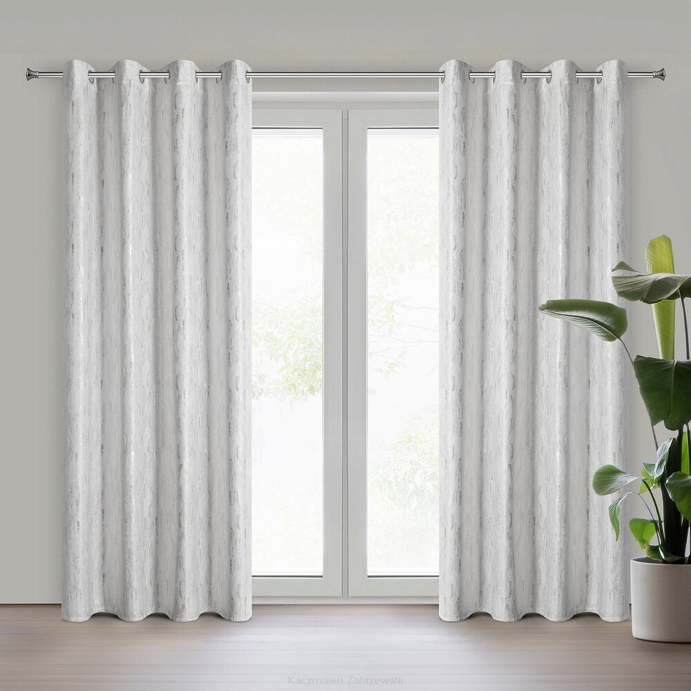 Zasłona gotowa na przelotkach ARNITA 140x250 Eurofirany biały