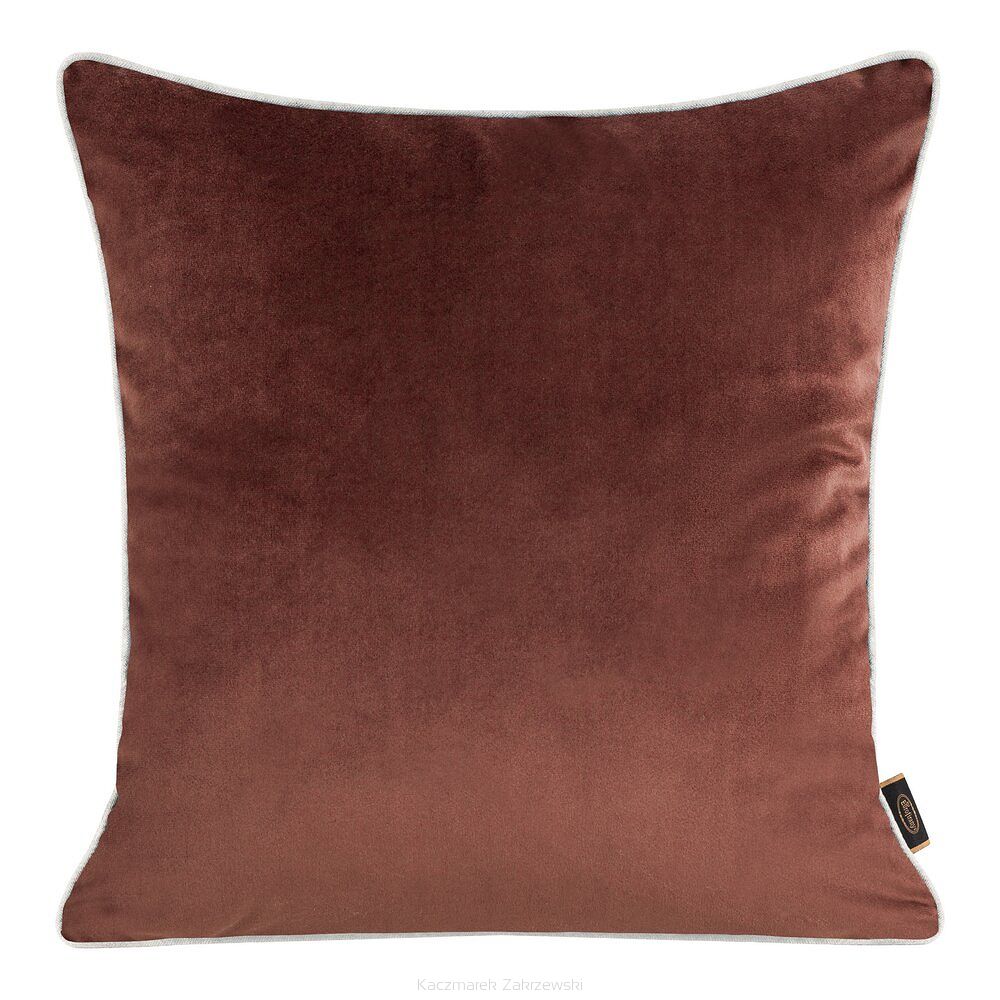 Poszewka dekoracyjna VELVET 45x45 Eurofirany bordowy