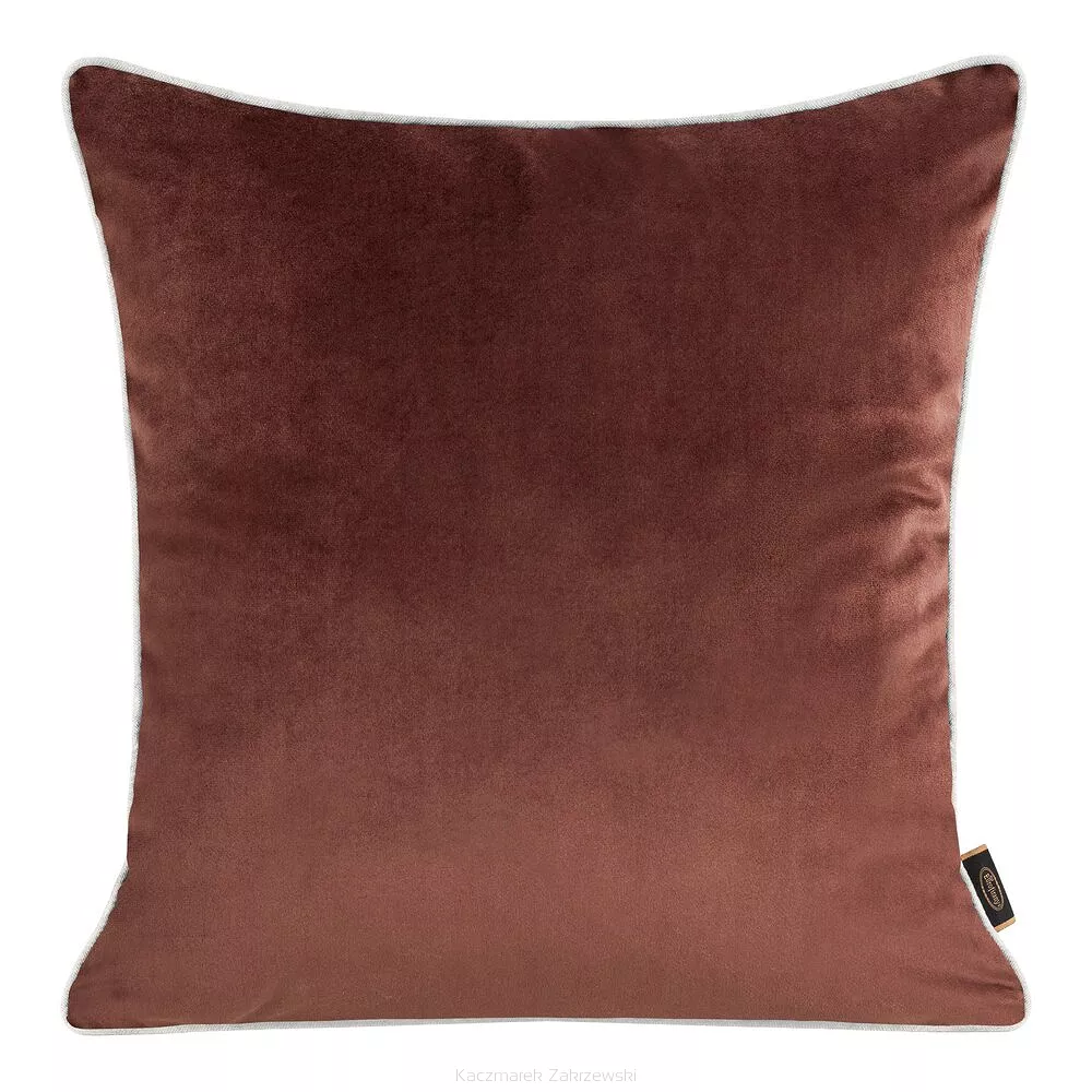Poszewka dekoracyjna VELVET 45x45 Eurofirany bordowy
