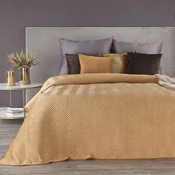 Narzuta dekoracyjna SOFIA 230x260 miodowy