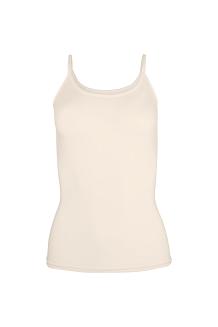 Bluzka damska na ramiączkach MACADI kolor: wanilia