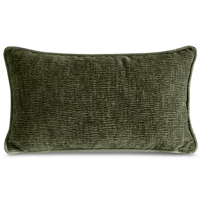 Poszewka dekoracyjna ROSI 30x50 Eurofirany oliwkowa szenil i welwet