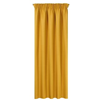 Zasłona gotowa na taśmie STYLE 140x270 Eurofirany musztardowy