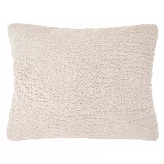 Beżowa Poszewka z Bukli 50x70 Baranek Dreamy Boucle