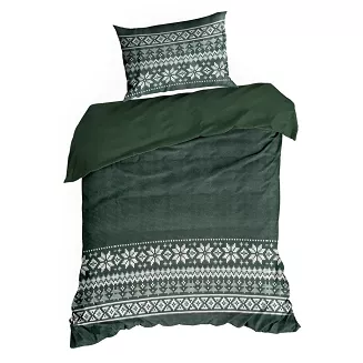 Komplet pościeli świąteczny POS 140x200 Eurofirany zielony