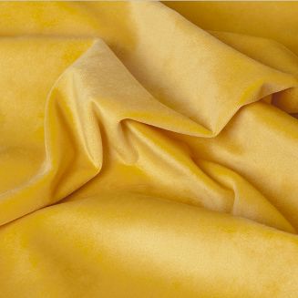 Zasłona gotowa na taśmie VELVI 140x240 żółta