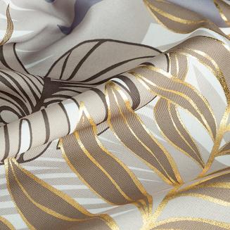 Zasłona gotowa na przelotkach KORFU 140x250 Design91 brązowy