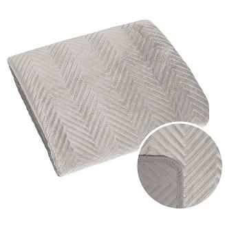 Narzuta welurowa SOFIA 230x260 Eurofirany beżowa