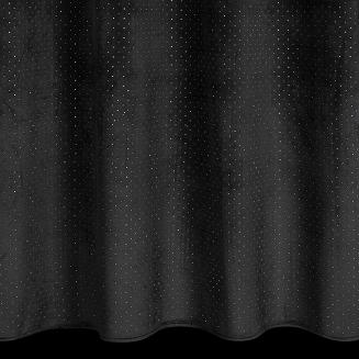 Zasłona gotowa na przelotkach ARIADNA 140x250 Eurofirany czarny