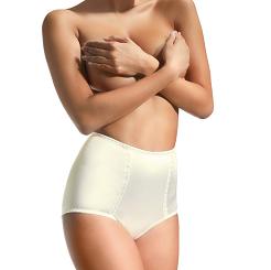 Figi damskie modelujące z wysokim stanem Babell kod 106 ecru