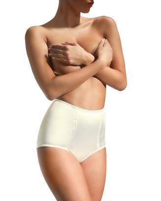 Figi damskie modelujące z wysokim stanem Babell kod 106 ecru