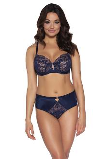 Biustonosz Semi-Soft AV 1937 półusztywniany granatowy