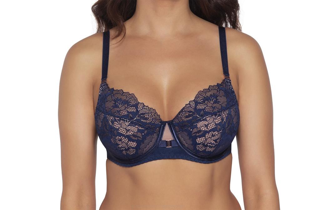 Biustonosz Semi-Soft AV 1937 półusztywniany granatowy