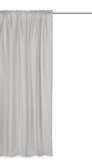 Zasłona gotowa na taśmie VIVA 140x300 półzaciemniająca szara