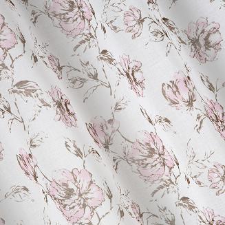 Firana gotowa na przelotkach AMBER 140x250 Eurofirany beżowy