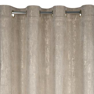Zasłona gotowa DARA 140x250 Eurofirany ciemnobeżowy