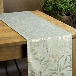Obrus dekoracyjny BLINK 35x220 Eurofirany srebrny