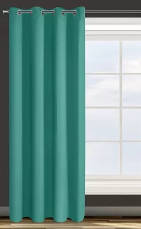 Zasłona gotowa na przelotkach PARISA 140x250 Design91 turkusowy