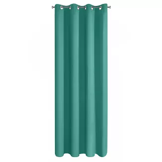 Zasłona gotowa na przelotkach PARISA 140x250 Design91 turkusowy