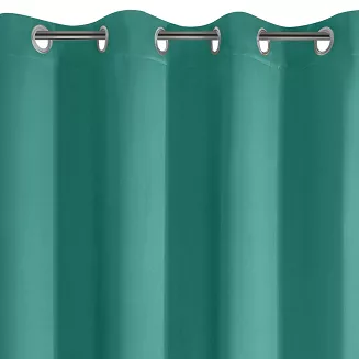 Zasłona gotowa na przelotkach PARISA 140x250 Design91 turkusowy