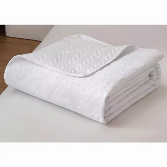 Narzuta dekoracyjna MOXIE 200x220 velvet biała