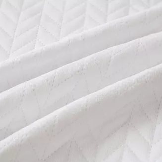 Narzuta dekoracyjna MOXIE 200x220 velvet biała