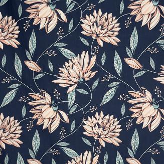 Pościel satynowa NIKA 140x200 Eurofirany granatowy