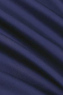 Pościel bambusowa 220x200 granatowa z białą bizą