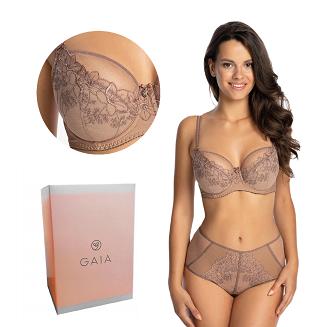 Biustonosz GAIA Semi-soft Francesca 1118 półusztywniany beżowy
