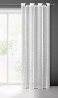 Firana gotowa na przelotkach JULITA 140x250 Eurofirany biały