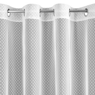 Firana gotowa na przelotkach JULITA 140x250 Eurofirany biały