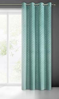 Zasłona gotowa na przelotkach JULIA 140x250 Eurofirany morski