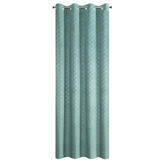 Zasłona gotowa na przelotkach JULIA 140x250 Eurofirany morski