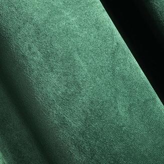 Zasłona gotowa na przelotkach MELANIA 140x250 Eurofirany ciemno zielona