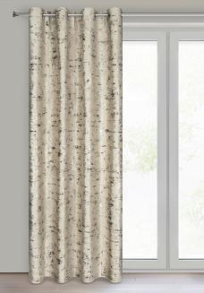 Zasłona gotowa na przelotkach TAMI 140x250 Eurofirany beżowy