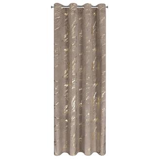 Zasłona gotowa na przelotkach MOLLY 140x250 Eurofirany brązowy