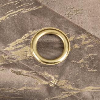 Zasłona gotowa na przelotkach MOLLY 140x250 Eurofirany brązowy