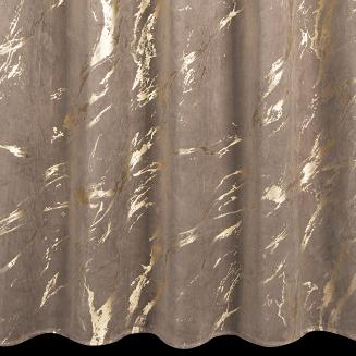 Zasłona gotowa na przelotkach MOLLY 140x250 Eurofirany brązowy