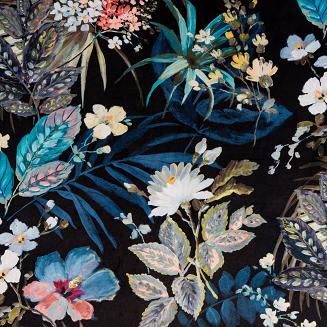 Zasłona gotowa na przelotkach ALANI Eurofirany czarny