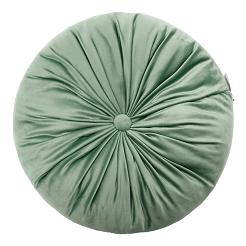 Poszewka dekoracyjna Soft welurowa szałwiowa okrągła