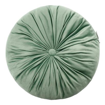 Poszewka dekoracyjna Soft welurowa szałwiowa okrągła