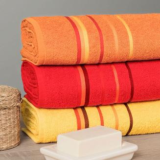 Ręcznik bawełniany z zawieszką MARS 30x50 czerwony